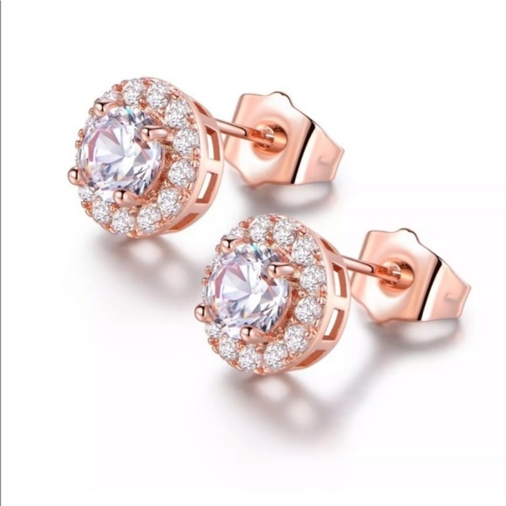 Stunning rose gold plated crystal